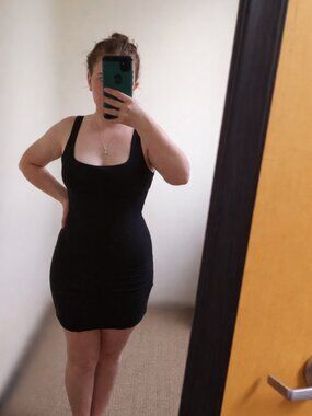 Luscious Boutique's Sexy Little Black Silhouette Dress